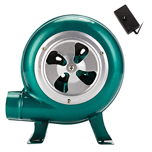 Pealihuy Elektrischer BBQ-Schmiede-Schmiede-Gebläse, Zentrifugal-Grillgebläse mit Regler, Holzkohlekamin-Anzünder-Raucher-Ventilator, Kupfer, 60 W von Pealihuy