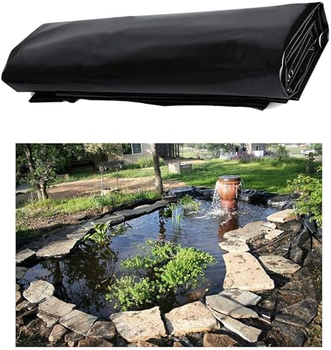 Pealihuy Teichfolie 6 x 7 m for Koi- und Fischbecken, Springbrunnen und Bachläufe. Gartenfolie, undurchlässig for verstärkte, langlebige Landschaftsgestaltung(2x3m) von Pealihuy