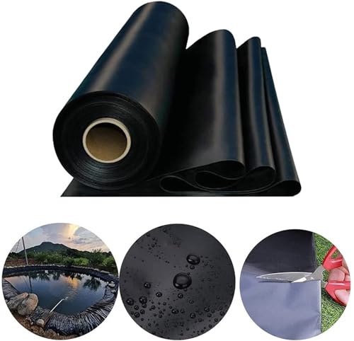 Pealihuy Teichfolie for den Außenbereich, Fischteichfolien for Terrasse, Gartenlandschaft, Aquakultur, Wasserfall, Ente(4x4m) von Pealihuy