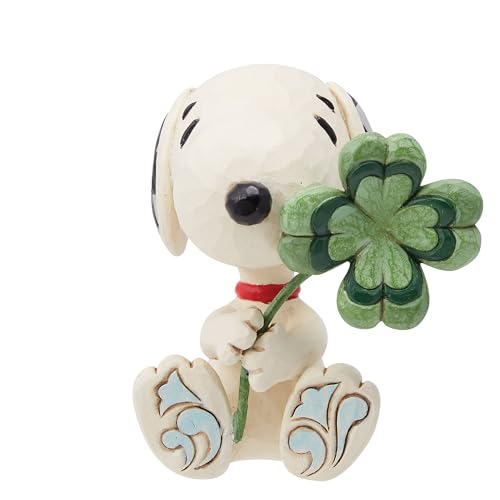 Peanuts by Jim Shore Snoopy with Clover Mini Figurine von Peanuts by Jim Shore