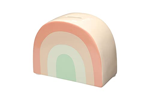 Pearhead Ceramic Rainbow Bank, Gender-Neutral Nursery Décor Money Bank, Alternative Piggy Bank, Modern Baby Decor Accessory von Pearhead