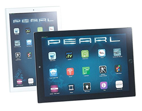 PEARL Frühstücksbrettchen Glas: 2er-Set Glas-Schneidebretter im Tablet-Design, 23 x 16 cm & 19 x 13 cm (Frühstücksbrett, Glasschneidebretter, als Schneidebrett) von PEARL