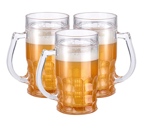 Rosenstein & Söhne Bierglas: Doppelwandiger Getränke-Kühler als Scherz-Bierkrug, 0,3 l, 3er-Set (Doppelwandiger Theater Maßkrug, Scherzartikel Maßkrug doppelwandig, Geschenk Herren) Rosenstein & Söhne Bierglas: Doppelwandiger Getränke-Kühler als Scherz-Bierkrug, 0,3 l, 3er-Set (Doppelwandiger Theater Maßkrug, Scherzartikel Maßkrug doppelwandig, Geschenk Herren) von Rosenstein & Söhne
