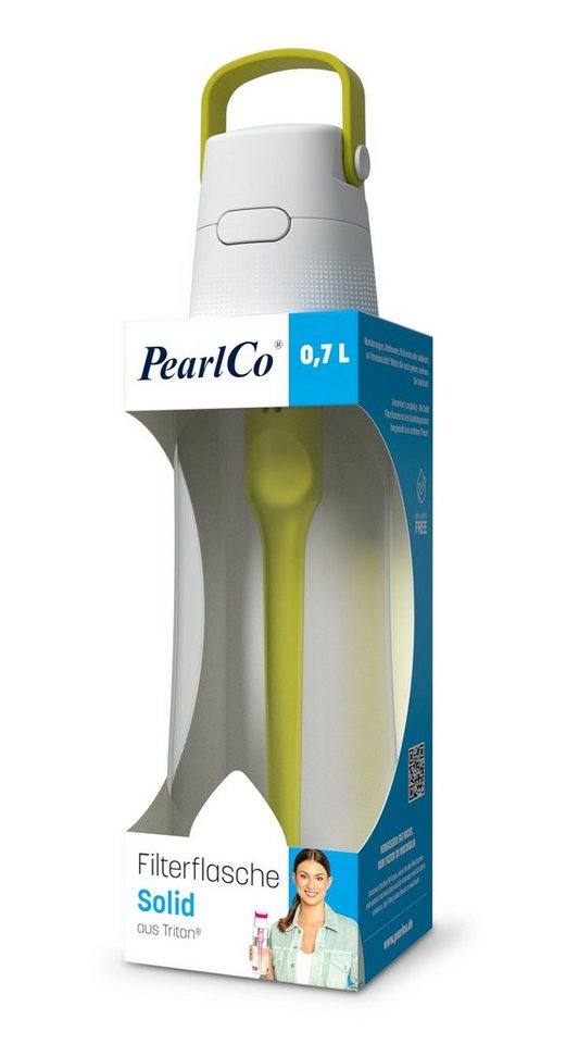 PearlCo Trinkflasche Trinkflasche SOLID mit Filter 0,7 Liter gelb von PearlCo
