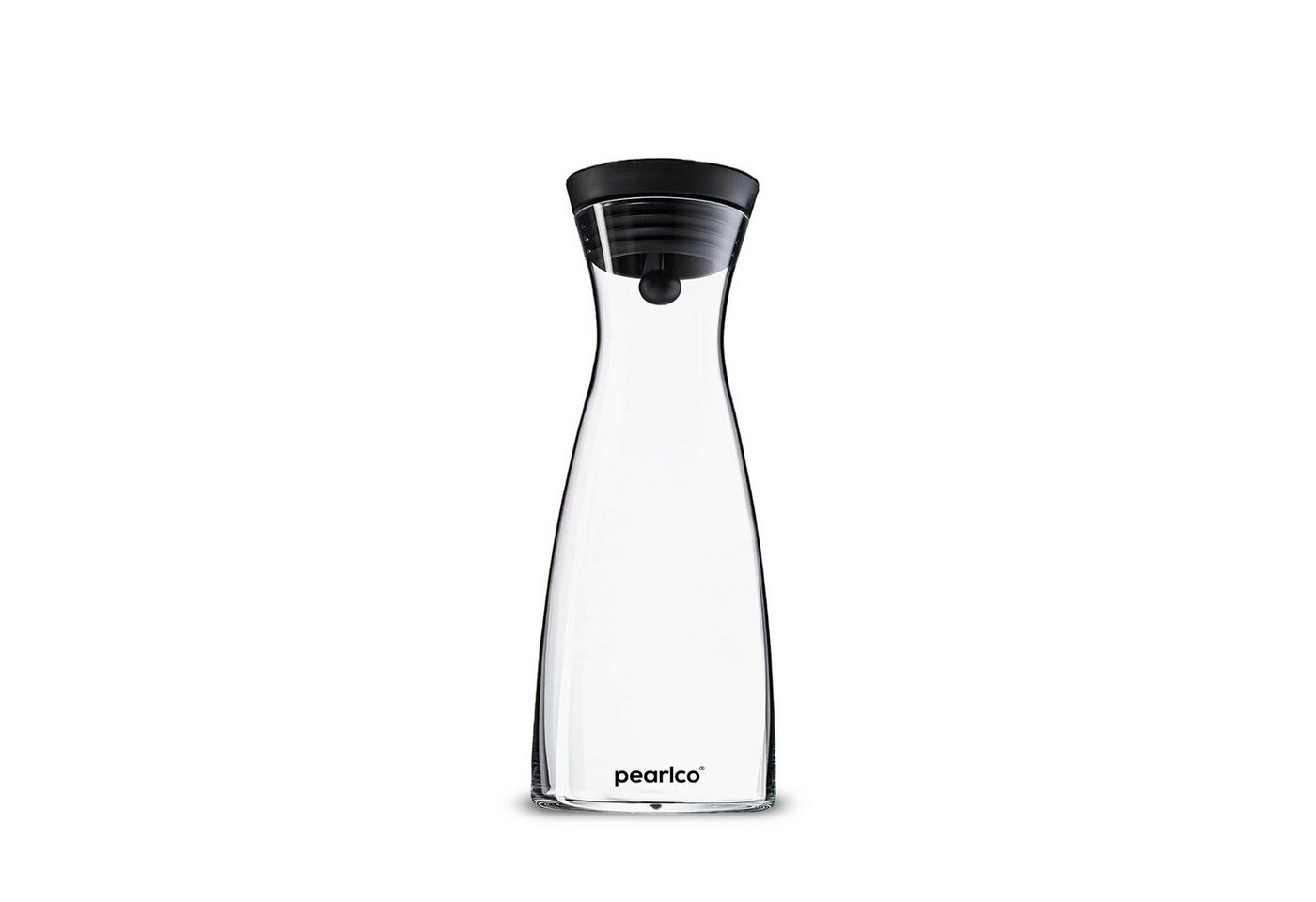 PearlCo Wasserkaraffe Glaskaraffe mit Edelstahldeckel 0,8 Liter Wasserkaraffe Glas PearlCo Wasserkaraffe Glaskaraffe mit Edelstahldeckel 0,8 Liter Wasserkaraffe Glas von PearlCo