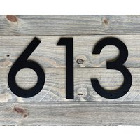 12 Zoll Moderne Hausnummern/Adressschild Adressnummern Bauernhausnummer von PearlSignCo