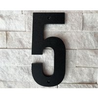 Großes Dickes Modernes Briefkasten Zahlen/Hausnummer Außen Adressschild Hausbeschilderung 4-Zoll-Hausnummer von PearlSignCo