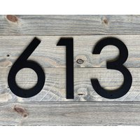 Moderne Hausnummern/Adressschild Adressnummern Bauernhausnummer 10-Zoll-Hausnummer von PearlSignCo