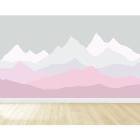 Abnehmbarer Berg Wandtatz/Peel & Stick Wand Wandbild Abnehmbarer Berg Wandtatz/Peel & Stick Wand Wandbild von PearlWalls