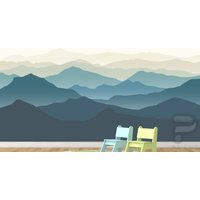 Abnehmbares Wandbild Berg/Abziehbild Abnehmbares Wandbild Berg/Abziehbild von PearlWalls