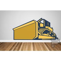 Bulldozer Wandtatz/Schälchen Und Stock Baumaschinen Wandbild Bulldozer Wandtatz/Schälchen Und Stock Baumaschinen Wandbild von PearlWalls