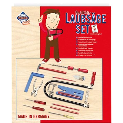 Laubsäge Set im Buntkarton von Pebaro