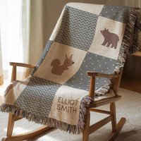 Baby Decke Waldtiere Personalisierte Junge Kinderzimmer Shower Geschenk Für Neugeborene Baby Decke Waldtiere Personalisierte Junge Kinderzimmer Shower Geschenk Für Neugeborene von PebbleLaneGifts