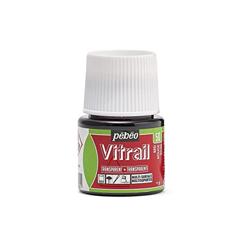 PEBEO Vitrail Farbe, 45 ml, Rot PEBEO Vitrail Farbe, 45 ml, Rot von PEBEO