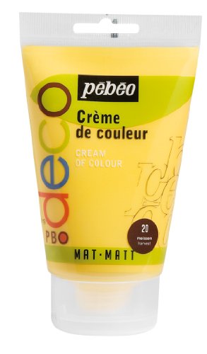 Pébéo 093120 Deko Creme-Farbe 1 Tube, Erntemotiv 110 ml von Pébéo