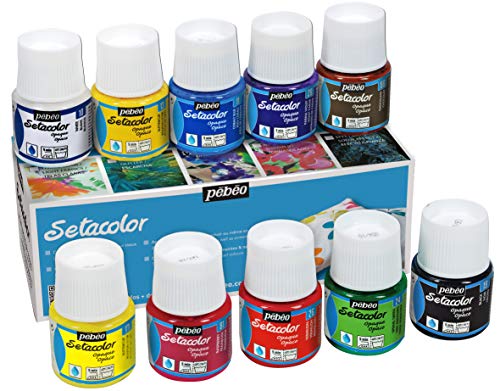Pebeo 22603 Malerei Textil sétacol blickdicht bedeckende 10 Stück 45 ml sortiert Pebeo 22603 Malerei Textil sétacol blickdicht bedeckende 10 Stück 45 ml sortiert von PEBEO