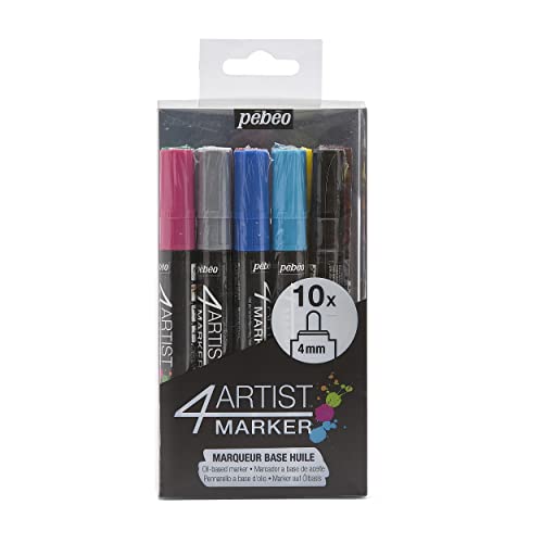 Pébéo 580889 4 Artist Marker Set Malerei Mehrfarbig 20 x 8 x 4 cm Pébéo 580889 4 Artist Marker Set Malerei Mehrfarbig 20 x 8 x 4 cm von PEBEO