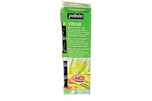 Pebeo 753402 Vitrail Glasmalfarbe Entdeckungsset 6 x 20 ml Pebeo 753402 Vitrail Glasmalfarbe Entdeckungsset 6 x 20 ml von PEBEO