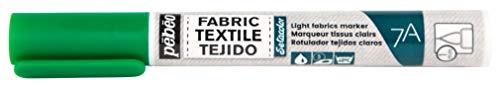 Pébéo 803411 7A Textilmarker, 1 mm, Grün von Pébéo