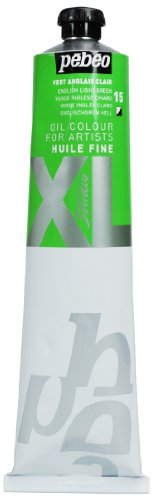Pébéo - Feines Öl XL 200 ML - Ölgemälde - Ideal für Anfänger oder Profis - Fine Art Malerei - Feine Qualität - Pébéo Ölgemälde - Englisch Grün Hell - 200 ml von PEBEO