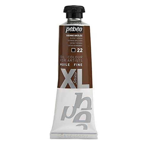 Pébéo - Feines Öl XL 37 ML - Ölgemälde - Ideal für Anfänger oder Profis - Fine Art Malerei - Feine Qualität - Pébéo Ölgemälde - Siena Verbrannt - 37 ml von PEBEO