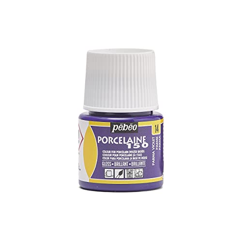 Pebeo Porcelaine 150 Porzellanfarbe, 45 ml, Parma Violett von Pébéo