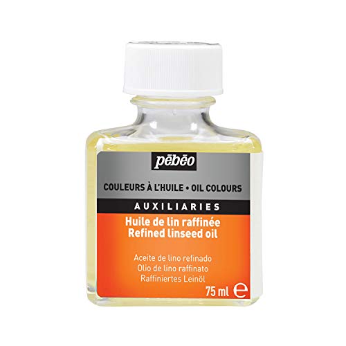 Pébéo Raffiniertes Leinöl Ölfarbenverdünner, Durchsichtig, 75 ml (1er Pack) von Pébéo