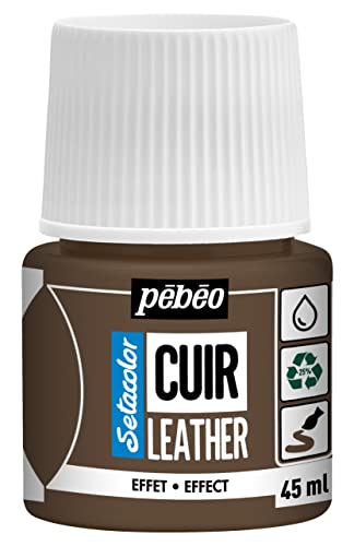 Pébéo - Setacolor Leder - Acrylfarbe für Leder und Kunstleder - Personalisierung von Taschen, Schuhen, Sneakern - kratz-, knick- und scheuerfest - Metalleffekt - Metall Bronze - 45 ml Pébéo - Setacolor Leder - Acrylfarbe für Leder und Kunstleder - Personalisierung von Taschen, Schuhen, Sneakern - kratz-, knick- und scheuerfest - Metalleffekt - Metall Bronze - 45 ml von PEBEO