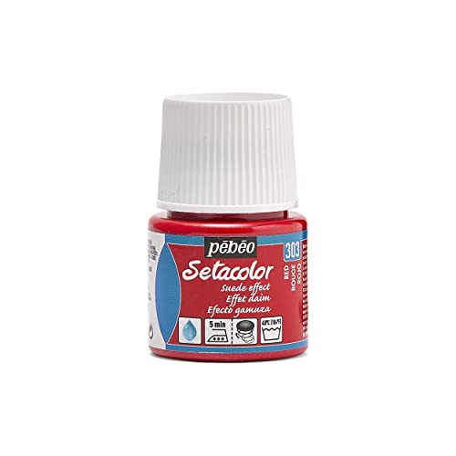 Pebeo Setacolor Textilfarbe Wildleder-Effekt Rot 45 ml Pebeo Setacolor Textilfarbe Wildleder-Effekt Rot 45 ml von PEBEO