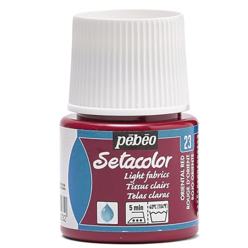 Pebeo Setacolor Textilfarbe für helle Stoffe, 45 ml, Oriental Red Pebeo Setacolor Textilfarbe für helle Stoffe, 45 ml, Oriental Red von PEBEO