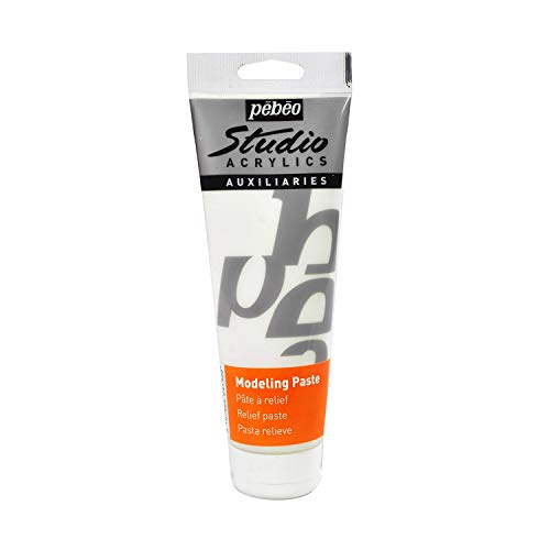 Pébéo - Studio Acrylics - Relief Paste - Gebrauchsfertige Paste - Ideal für die Erstellung von Reliefs und Impastos - Reißt Nicht nach dem Trocknen - 250 ml von Pébéo