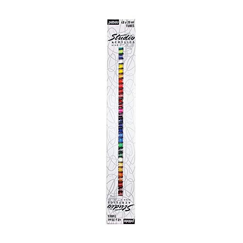 Pébéo - Studio Acryl Gehäuse 40 Tuben à 20 ml Sortiment und Pinsel - Kit Acrylmalerei Tuben und Pinsel - Mehrschichtige Lackierung für Ihre Kreativität - Sortiment Acryl - 40 Tuben à 20 ml Pébéo - Studio Acryl Gehäuse 40 Tuben à 20 ml Sortiment und Pinsel - Kit Acrylmalerei Tuben und Pinsel - Mehrschichtige Lackierung für Ihre Kreativität - Sortiment Acryl - 40 Tuben à 20 ml von PEBEO