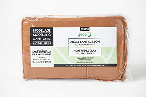 pebeo Modelliermasse Selbsttrocknend 1,5 KG Rot - Lufttrocknender Ton - Modellieren, Formen und Töpfern - Soft Clay - Selbsthärtender Roter Ton ohne Brennen - 1,5 kg Farbe Rot, 766301 pebeo Modelliermasse Selbsttrocknend 1,5 KG Rot - Lufttrocknender Ton - Modellieren, Formen und Töpfern - Soft Clay - Selbsthärtender Roter Ton ohne Brennen - 1,5 kg Farbe Rot, 766301 von PEBEO