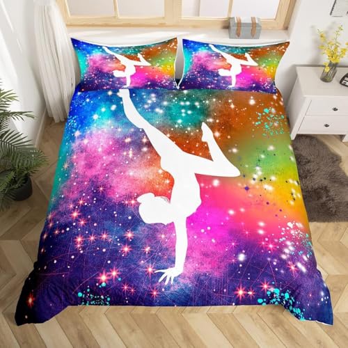 Pechiwuo Bettwäsche 200x200 cm Gymnastik Bettwäsche-Sets Galaxis Bettbezug Winter Weiche Mikrofaser Bettwäsche-Set Bettbezug 200x200 cm + 2 Kissenbezug 80x80 cm S489 Pechiwuo Bettwäsche 200x200 cm Gymnastik Bettwäsche-Sets Galaxis Bettbezug Winter Weiche Mikrofaser Bettwäsche-Set Bettbezug 200x200 cm + 2 Kissenbezug 80x80 cm S489 von Pechiwuo