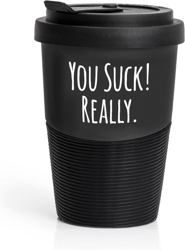 Pechkeks Coffee-to-go-Becher Pechkeks Misfortune Cookies Kaffee Becher To Go Porzellan mit Deckel von Pechkeks