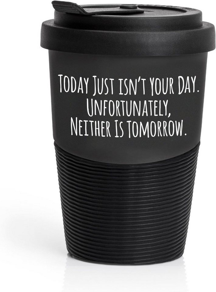Pechkeks Coffee-to-go-Becher Pechkeks Misfortune Cookies Kaffee Becher To Go Porzellan mit Deckel von Pechkeks