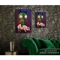 Print Von Gir - Signierter Kunstdruck von PeculiarlyAshley