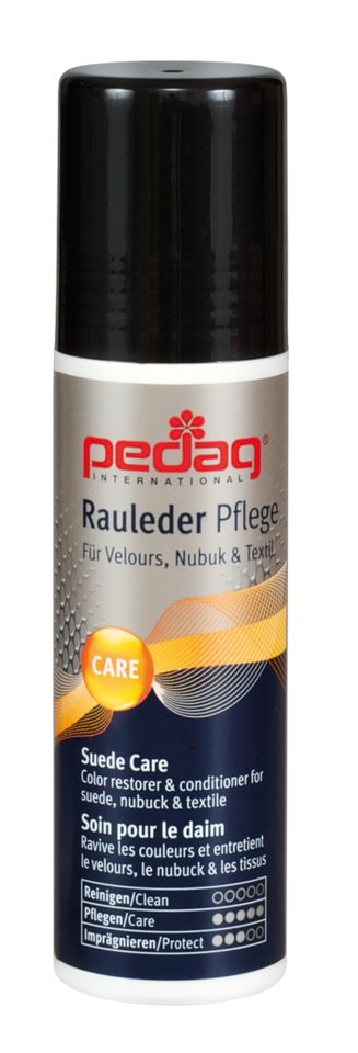 Pedag pedag Raulederpflege Flüssigpflege Farbauffrischung 75ml Schuhcreme von Pedag