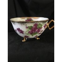 Vintage Shafford Orphan Teetasse Violett Gold Borte Irisierend Handbemalt Japan Mix "N Match Geschirr von PeddlerFolks