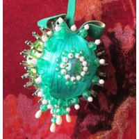 Urlaub Ornament - Handgemacht Aus Perlen Und Pailletten Vintage von PeddlersCaravan