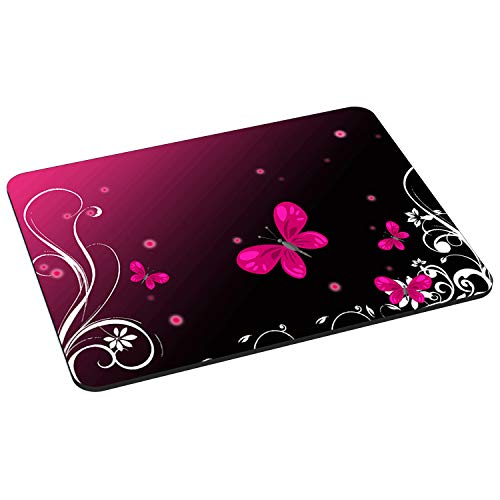 PEDEA Gaming und Office Mauspad - 220 x 180 mm - mit vernähten Rändern und rutschfester Unterseite, Butterfly PEDEA Gaming und Office Mauspad - 220 x 180 mm - mit vernähten Rändern und rutschfester Unterseite, Butterfly von Pedea