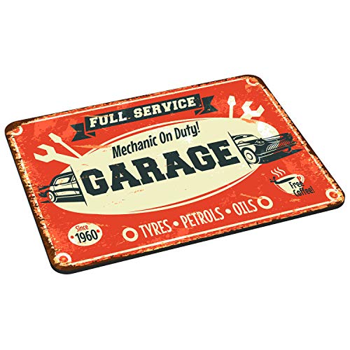 PEDEA Gaming und Office Mauspad - 220 x 180 mm - mit vernähten Rändern und rutschfester Unterseite, Garage PEDEA Gaming und Office Mauspad - 220 x 180 mm - mit vernähten Rändern und rutschfester Unterseite, Garage von Pedea