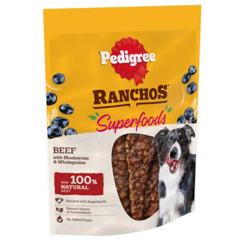 Pedigree Ranchos Superfoods mit Rind, 70 g von Pedigree