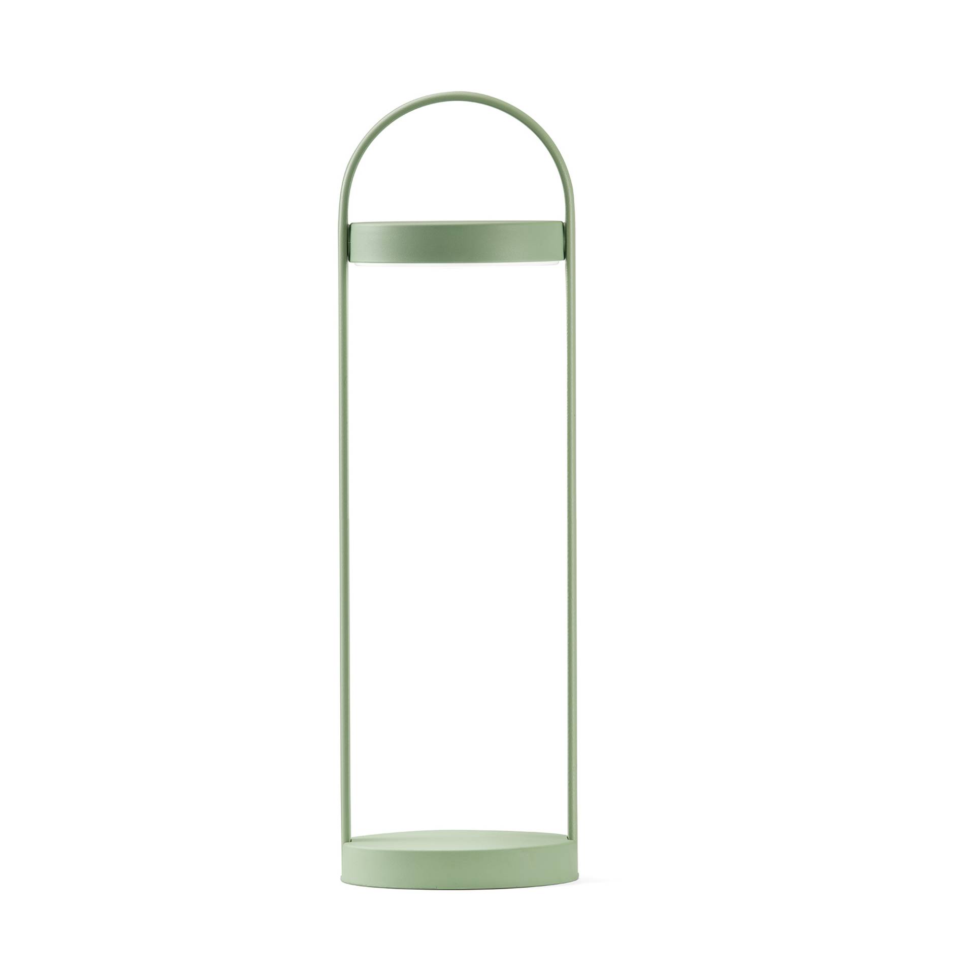 Pedrali - Giravolta 1799 LED Außenleuchte mit Akku H 50cm - grün/H 50m / Ø 15cm/Kabel schwarz von Pedrali