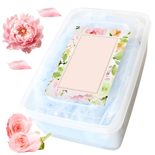 2.2 LBS(1KG) Silikat Trockenmittel,Silikagel Blumen Trocknende Kristalle,Wiederverwendbar Kieselgel-Trockenmittelperlen Mit Trockenbox Zum Trocknen von Blumen von Peelanmall