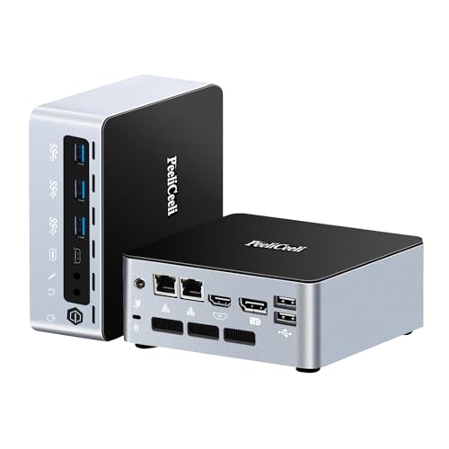 PeeliCeeli Mini PC, Core Ultra 5 125U Prozessor, Win11 Pro Mikro-Desktop-Computer, AI Boost NPU, 2X Gigabit LAN, DP/HD/Type-C 4K Display, WiFi6, BT5.2, DDR5 64GB RAM 2TB NVME SSD PeeliCeeli Mini PC, Core Ultra 5 125U Prozessor, Win11 Pro Mikro-Desktop-Computer, AI Boost NPU, 2X Gigabit LAN, DP/HD/Type-C 4K Display, WiFi6, BT5.2, DDR5 64GB RAM 2TB NVME SSD von PeeliCeeli