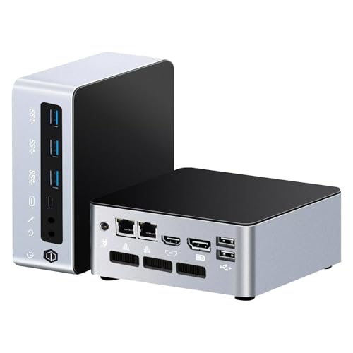 PeeliCeeli Mini PC Desktop Computer 13th Gen Core i5-1340P 12C/16T, DDR5 16GB RAM M.2 NVME 256GB SSD Micro Gaming Büro PC Windows 11 Pro, WiFi6 USB 3.0 BT5.2, Gigabit Ethernet, 3 Display von PeeliCeeli