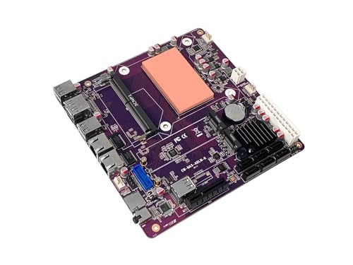 PeeliCeeli NAS Motherboard i3 N305 with 6 Bay SATA3.0, Mini ITX Mainboard with Dual M.2 NVMe, i226V 2.5GbE LAN Board DDR5 for Soft Router Appliance, PCle3.0 x4, Barebone NO RAM/SSD von PeeliCeeli