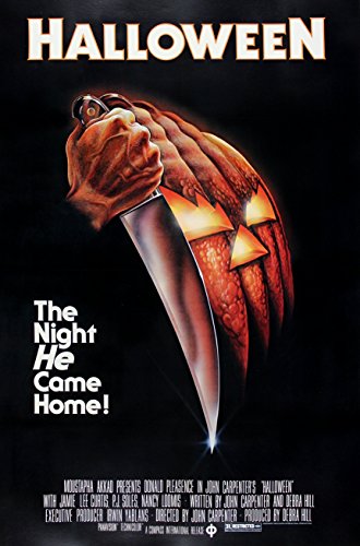 Peels4u Filmposter, Motiv: Halloween 1978, Vintage-Slasher-Horror-Film, A3, A4 (A4) von Peels4u