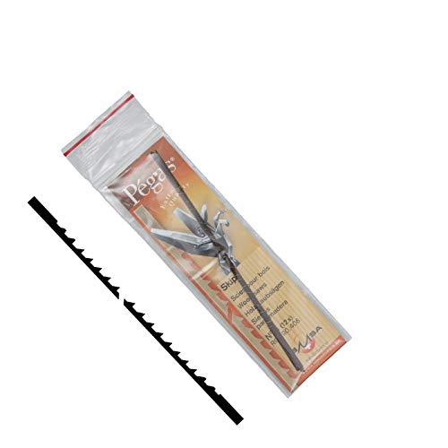 Pégas® Laubsägeblatt Skip, Blattbreite 1,30 mm, 144 Stück von Pégas